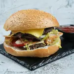 Double Beef Burger With Cheese